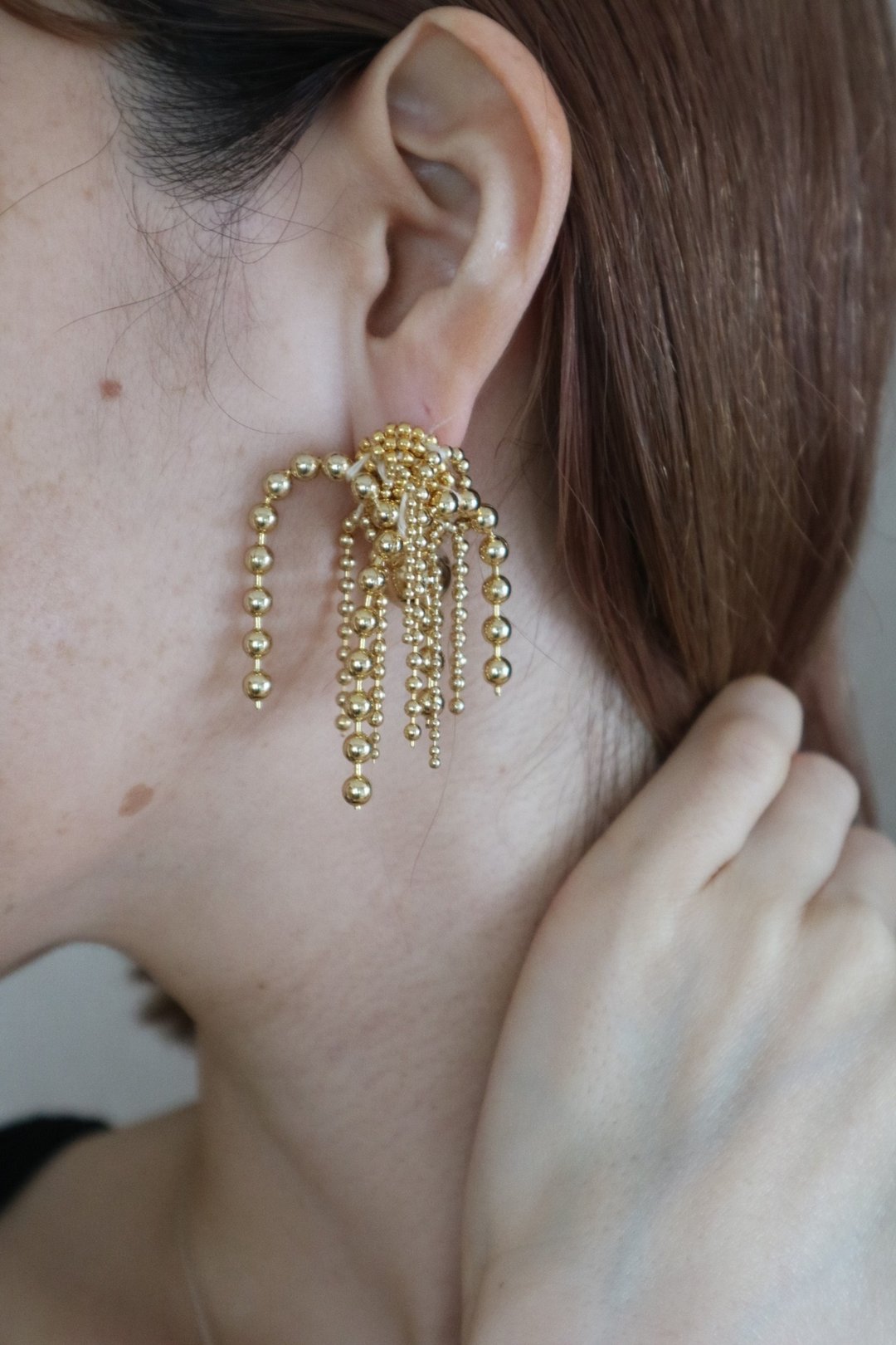 Prom - 耳环/耳夹 - 其他金属 金色