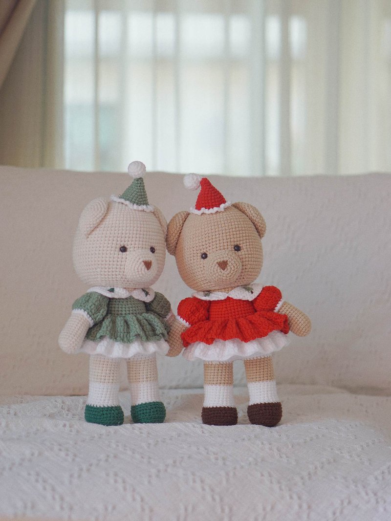 Digital Download - PDF | Crochet amigurumi Pattern Christmas Bear - 其他数码商品 - 其他材质 