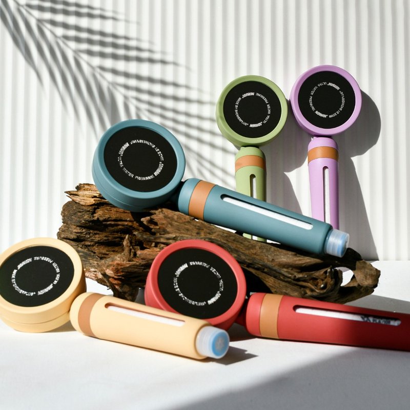 AQUADUO花系加宽版除氯沐浴过滤花洒套装(手柄滤芯7件,头部滤2件) - 卫浴用品 - 环保材料 多色