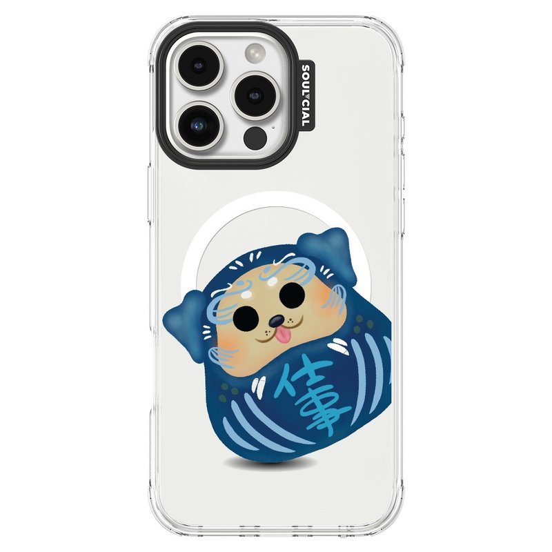 Daruma达摩 Shigoto Dog iPhone 手机壳 MagSafe磁吸保护壳 - 手机壳/手机套 - 其他材质 