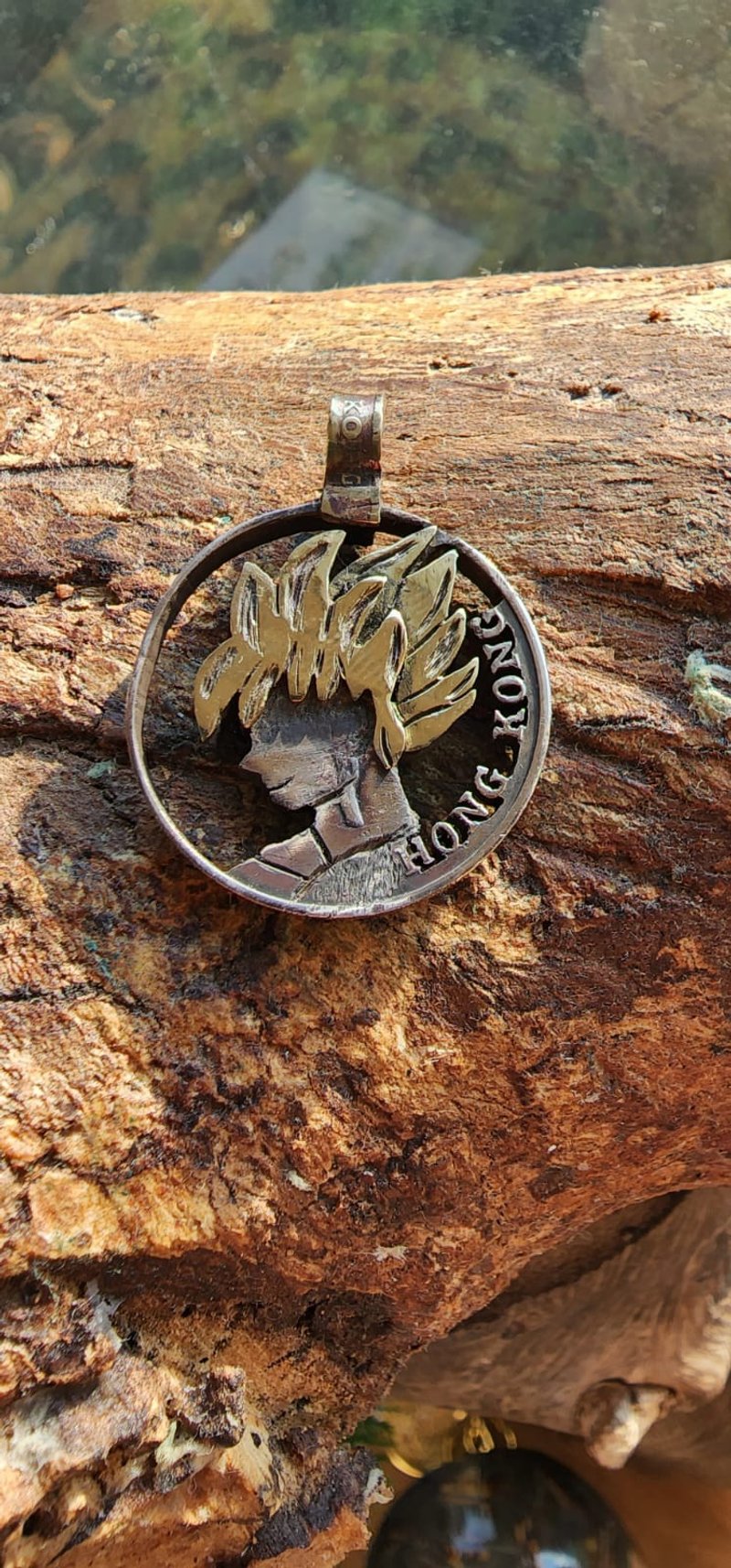 硬币改造(超西) - 项链 - 其他金属 银色