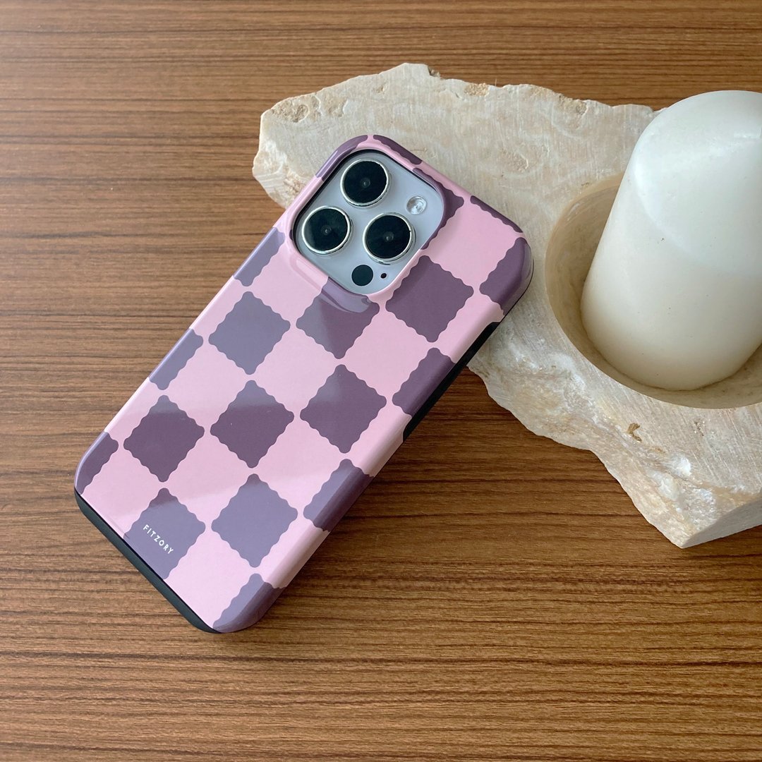 【FITZORY】几何系列 - Strawberry coco | iPhone壳 - 手机壳/手机套 - 塑料 粉红色