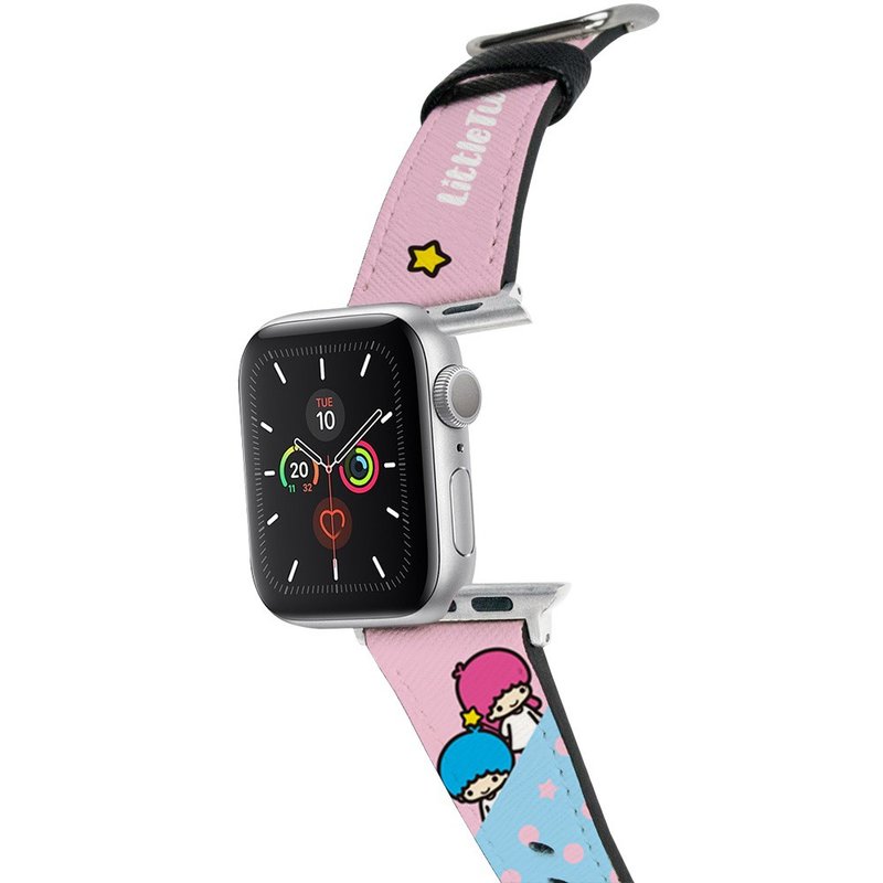 【Hong Man】三丽鸥系列 Apple Watch 皮革表带 点点双星仙子 - 表带 - 人造皮革 蓝色