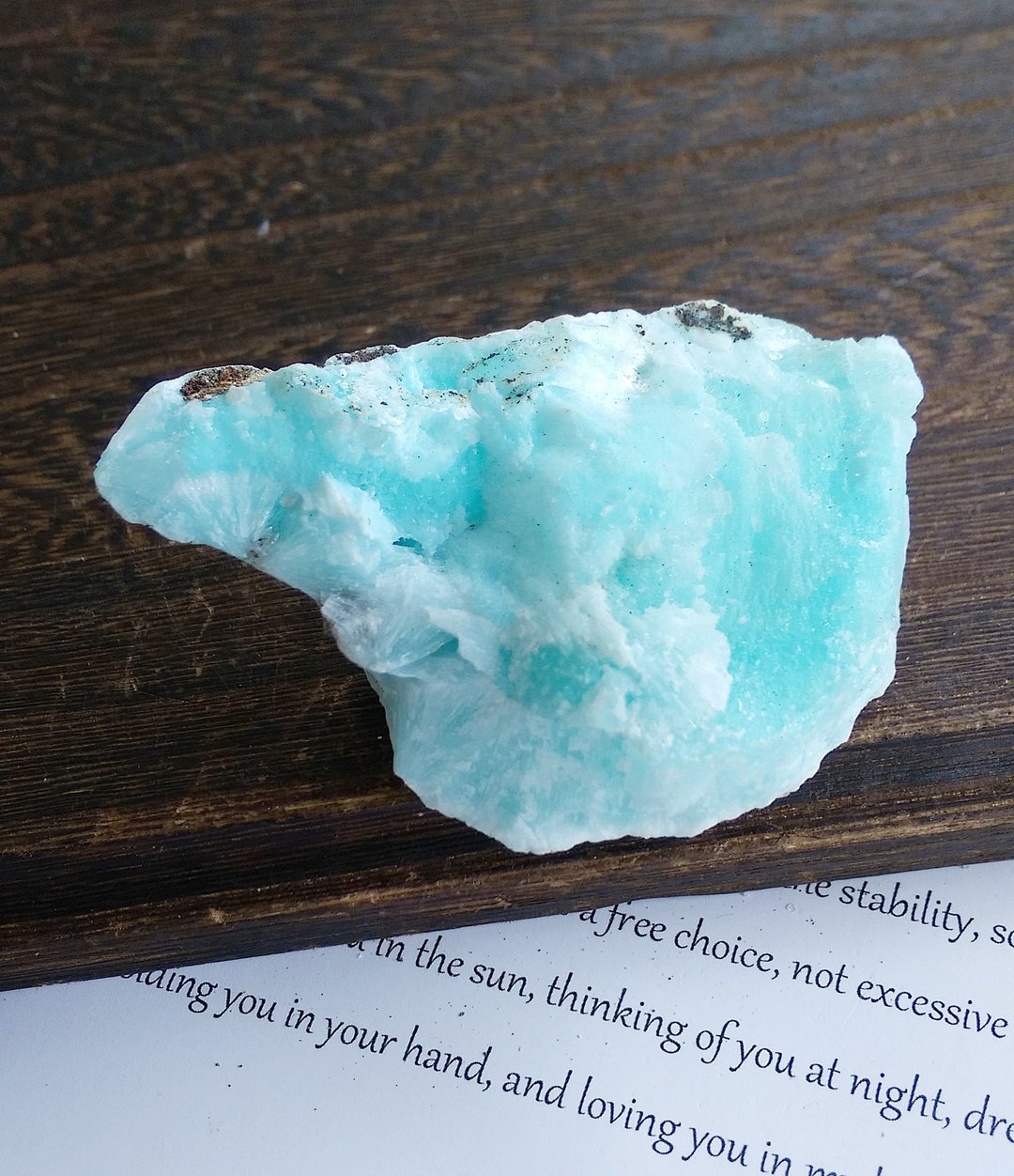 Blue Aragonite 云南产地  蓝文石 蓝霰石 天然矿石 原矿 - 摆饰 - 其他材质 