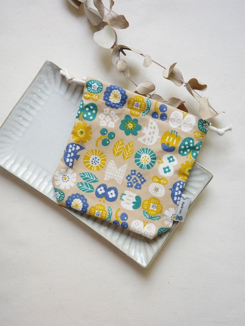 乡间的夏祭り 浅棕 - 束口袋 束口包 | 海柏手作 - 束口袋双肩包 - 棉．麻 