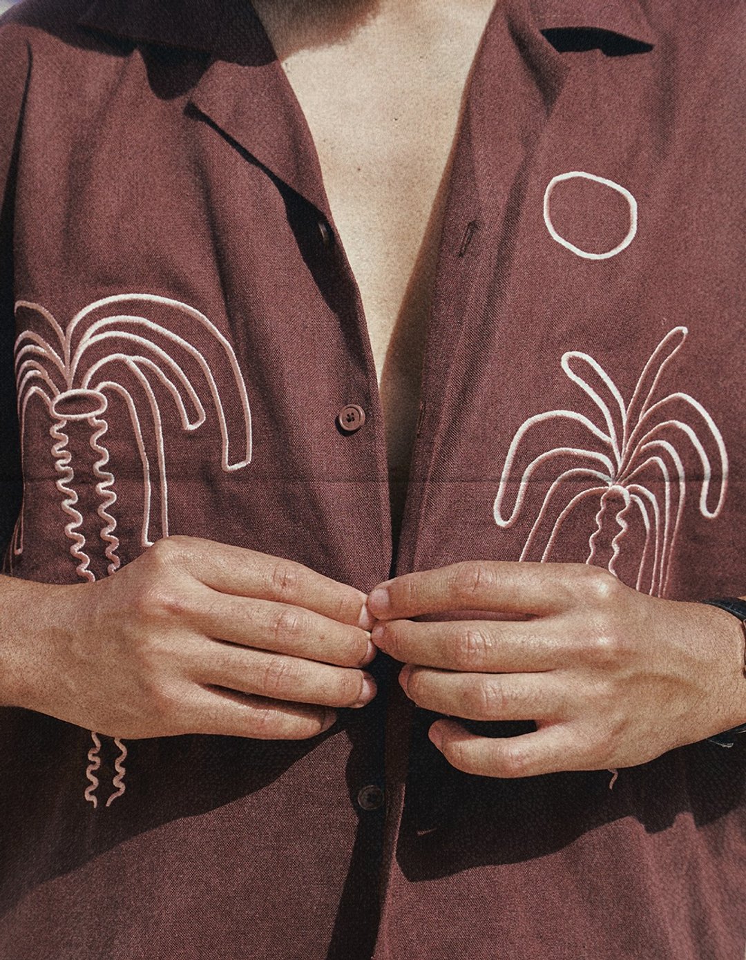 Palm Palm Shirt - 其他 - 其他材质 咖啡色