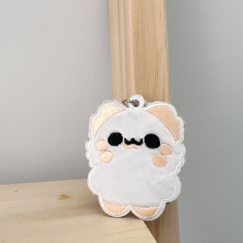 【现货】坏喵与毛喵 - 毛毛刺绣钥匙圈 - 钥匙链/钥匙包 - 绣线 