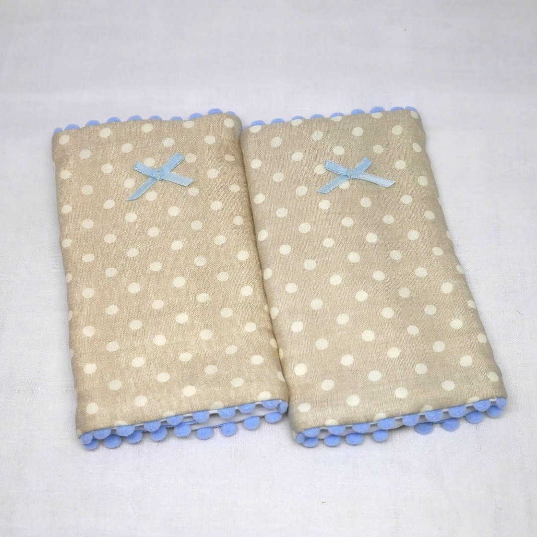 Japanese Handmade 8-layer-gauze drool sucking pads - 围嘴/口水巾 - 棉．麻 金色
