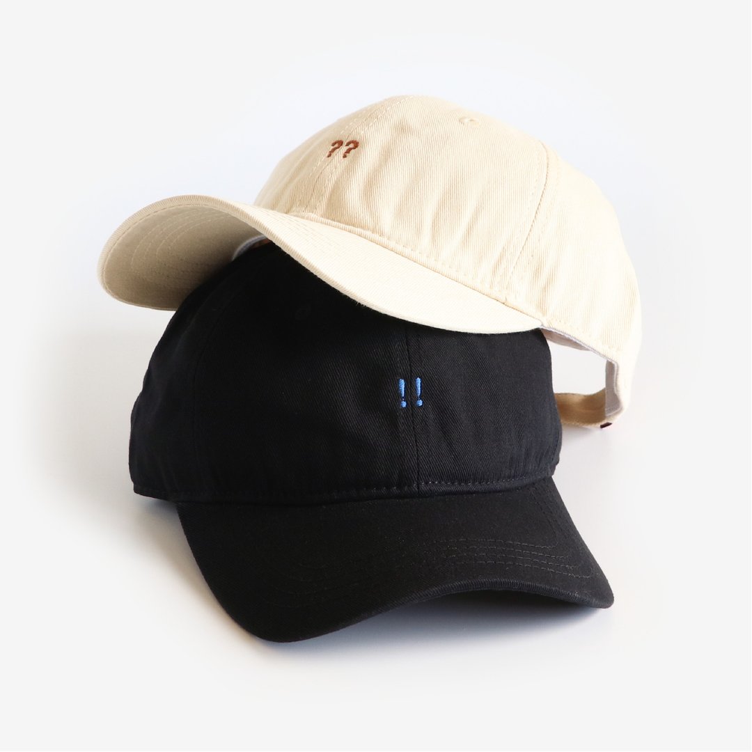 标点符号棒球帽 - 帽子 - 棉 多色