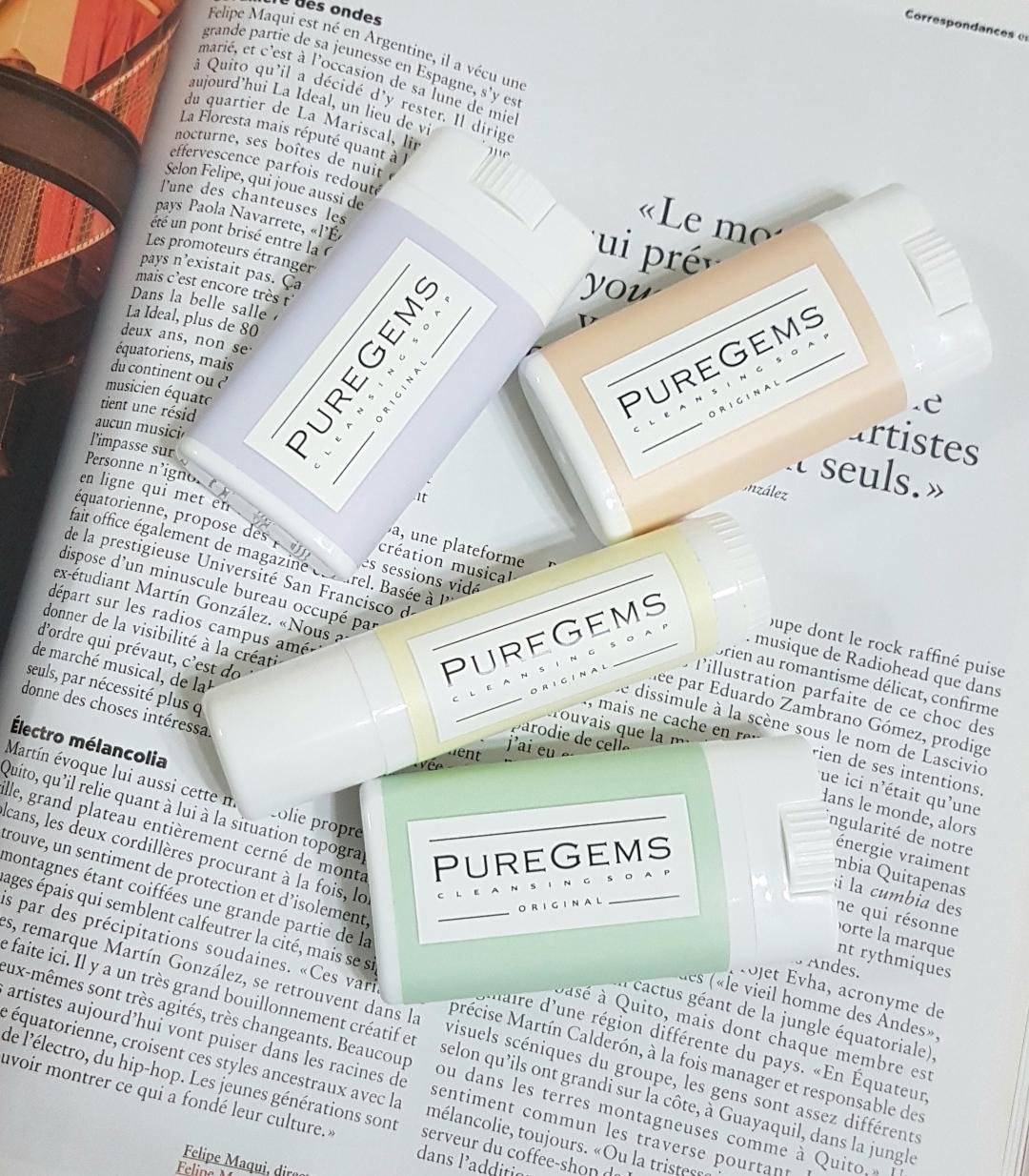 PUREGEMS。 4入 个人专属 洗手随身皂 礼盒组/ 低温冷制 非皂基 - 肥皂/手工皂 - 其他材质 多色