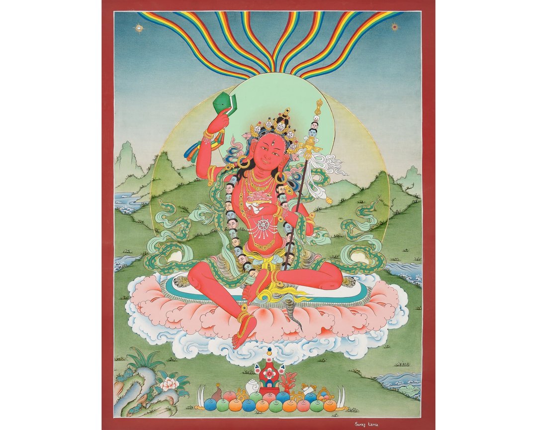 **玛吉拉准手绘唐卡** - 墙贴/壁贴 - 其他材质 多色