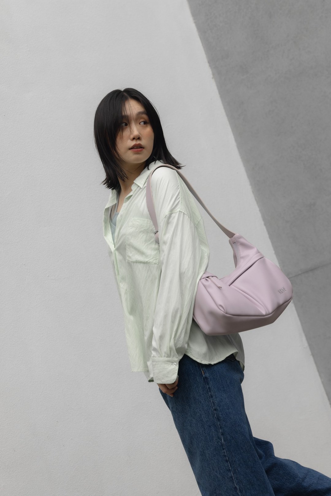 【Today is the day】－再生皮革系列－Whisper－约会包－5L - 侧背包/斜挎包 - 环保材料 