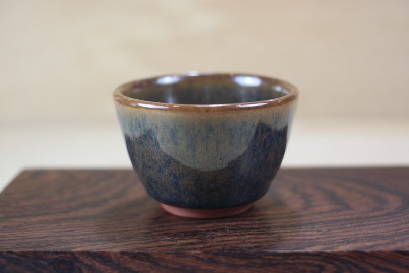 【沐春生活】90ml 天目釉 日式手工茶杯 莺歌名家叶敏祥手作 - 茶具/茶杯 - 瓷 