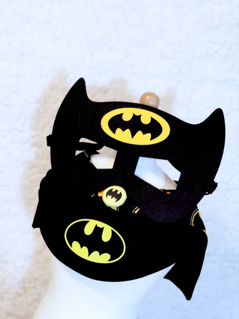 All Black Batman.蝙蝠侠 造型 宠物围巾/颈饰 连眼罩 - 衣/帽 - 棉 