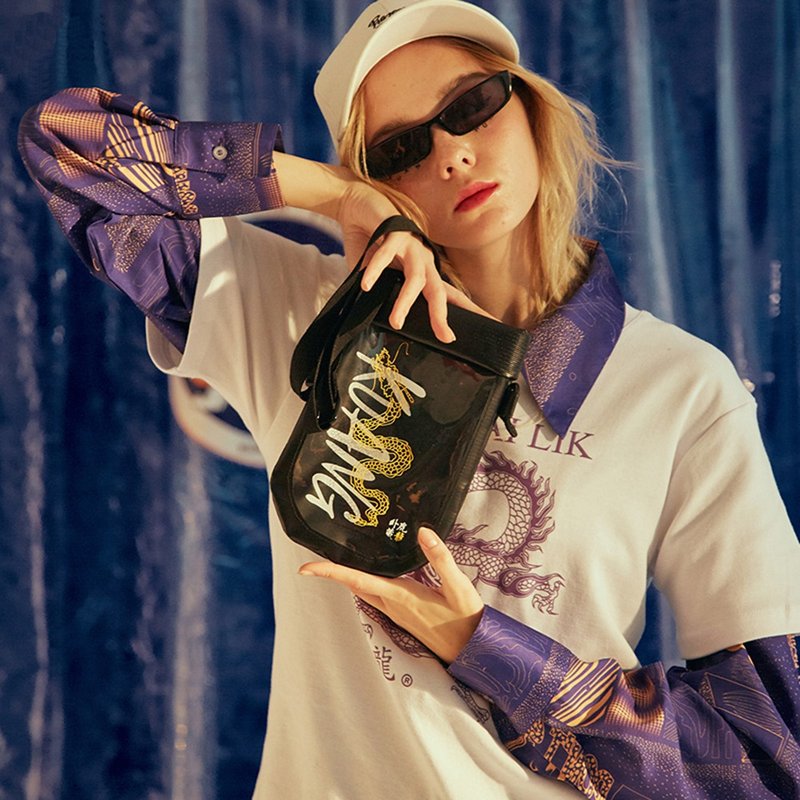 卧虎藏龙系列街头手机包迷你小包斜背小包 - 侧背包/斜挎包 - 其他材质 