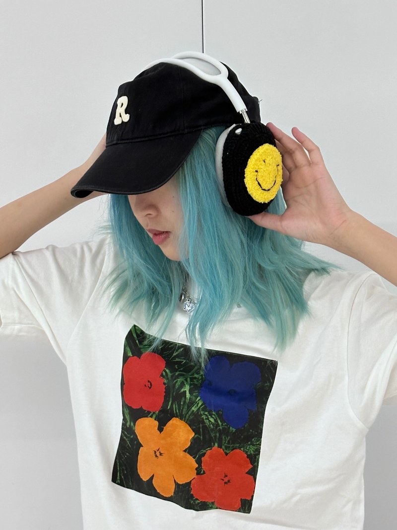 原创设计时尚个性笑脸 AirPod Max 保护套 索尼 XM5 头戴式耳机保 - 耳机 - 其他材质 