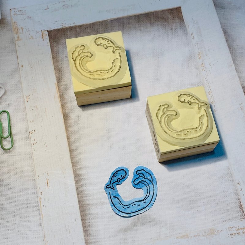 【手刻章】Ocean 系列抹香鲸 IV - 印章/印台 - 其他材质 
