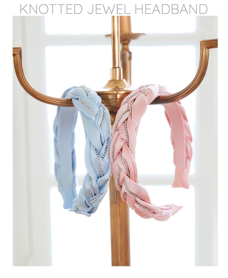 打结宝石发带 - 童装礼服/连衣裙 - 其他材质 