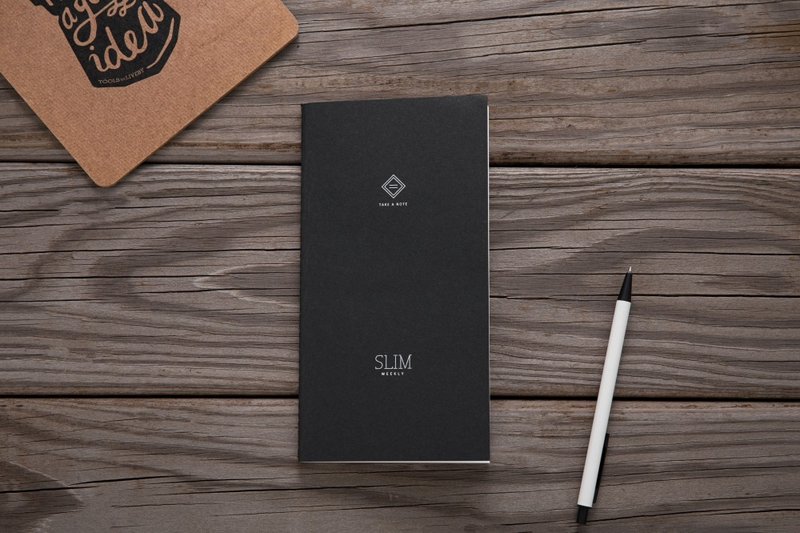 Take a Note Slim Weekly无时效日志 - 笔记本/手帐 - 纸 黑色