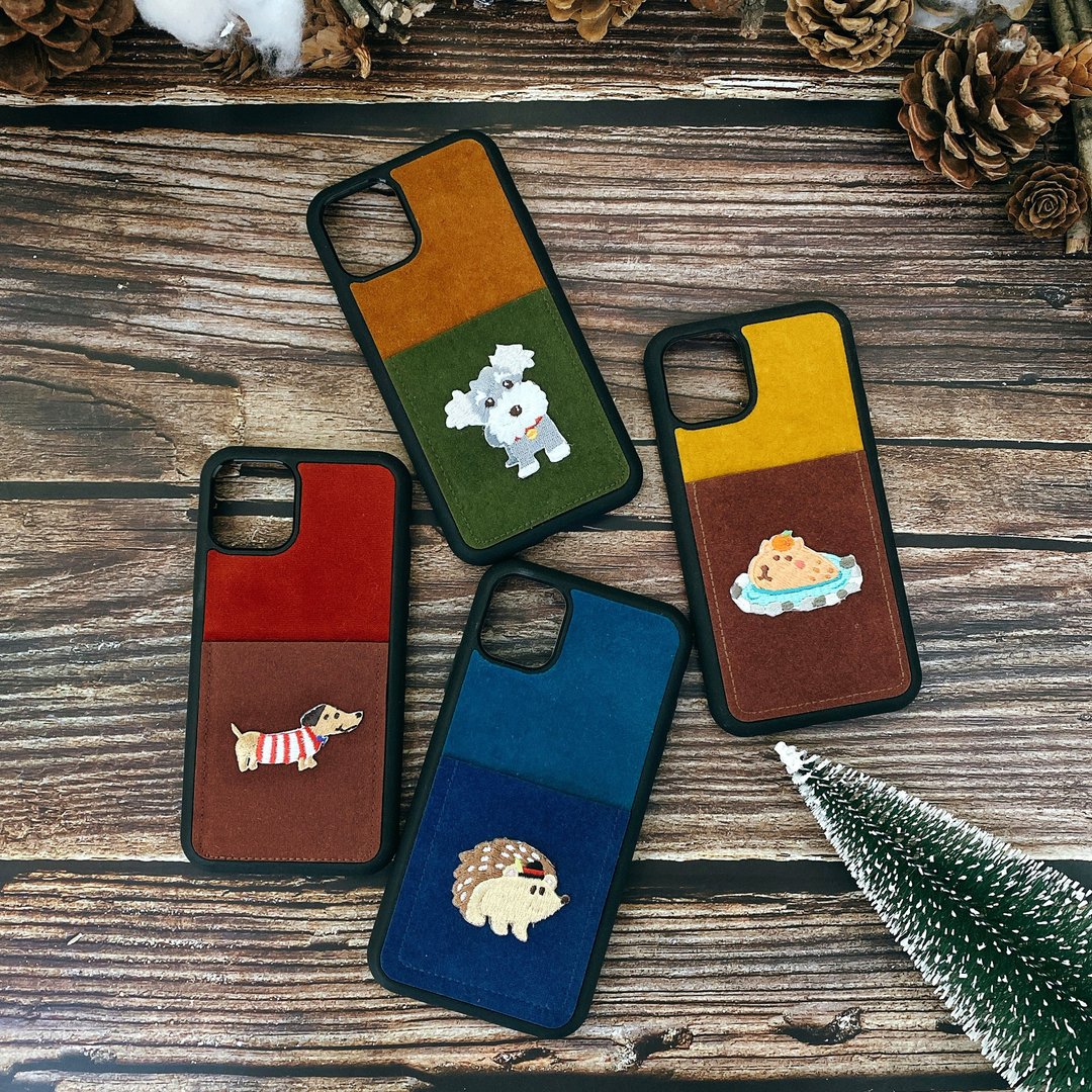 【选图定制】iphone11刺绣手机壳 | Littdlework - 手机壳/手机套 - 绣线 多色