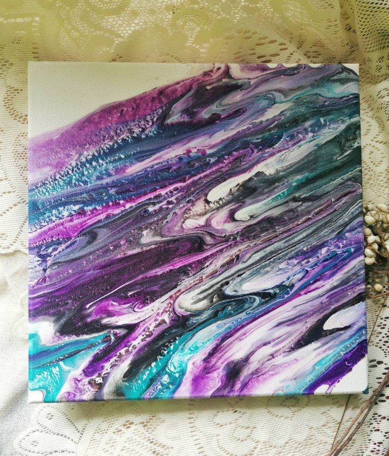 【五倍券优惠】压克力流动画体验班-倒杯法 - 插画/绘画/写字 - 压克力 