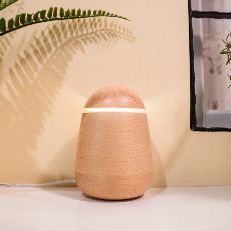 蜜罐夜灯 情境灯 气氛光晕 生日礼物  男朋友女朋友礼物 温润原木 - 灯具/灯饰 - 木头 咖啡色