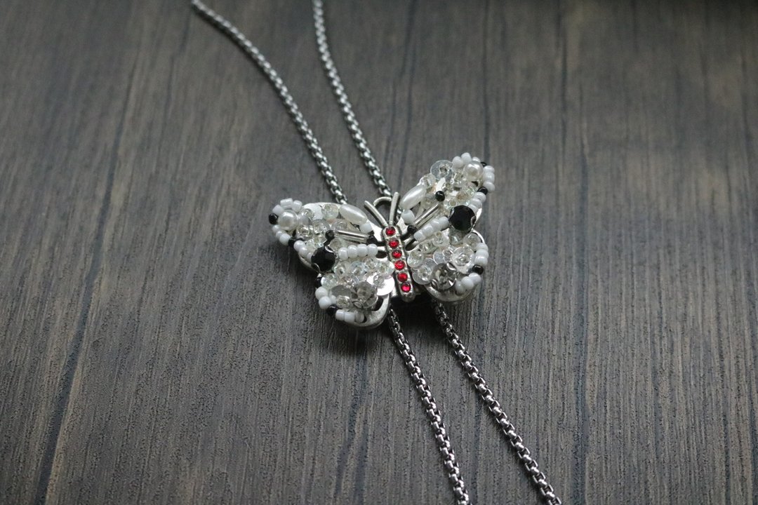寶石類蝴蝶保羅領帶精緻工藝領帶裝潢tie - 领带/领带夹 - 宝石 多色