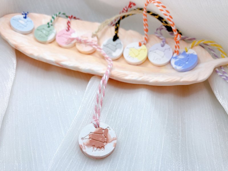 手作 扩香小吊牌 我就是我-狮子座 - 香薰/精油/线香 - 其他材质 多色