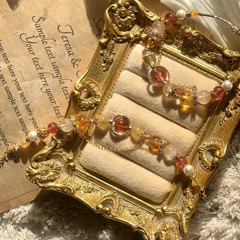 蜂蜜与美酒 - 正财 / 偏财 / 贵人 / 运气 - 手链/手环 - 宝石 多色