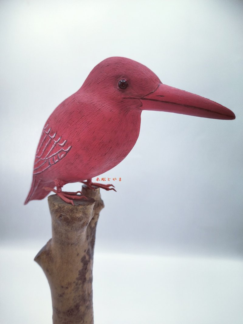 红鱼【木雕鸟雕】 - 摆饰 - 木头 红色
