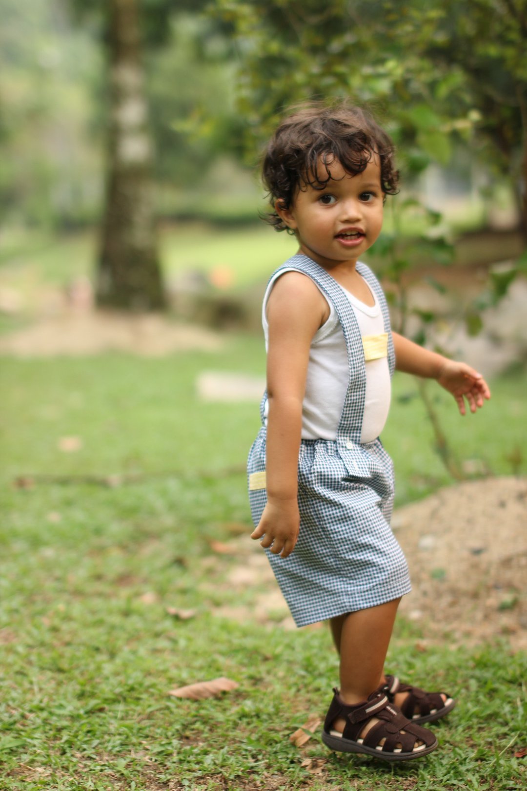 Boy suspender shorts French design - 其他 - 棉 