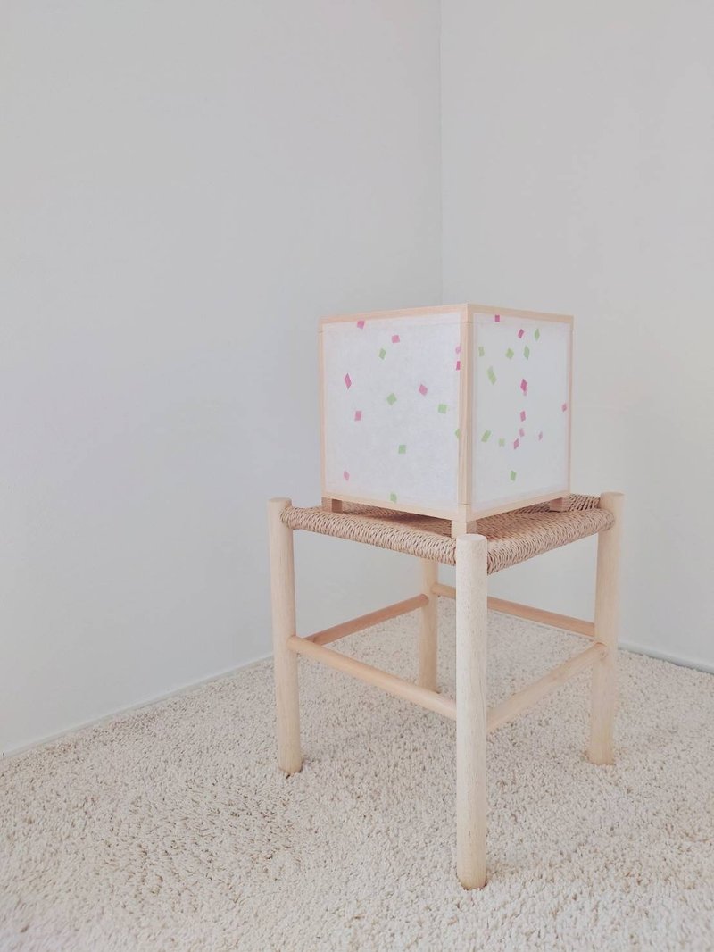 SHIKAKU 行灯 - 棉花糖 - SHIKAKU ANDON - cotton candy - - 灯具/灯饰 - 木头 白色