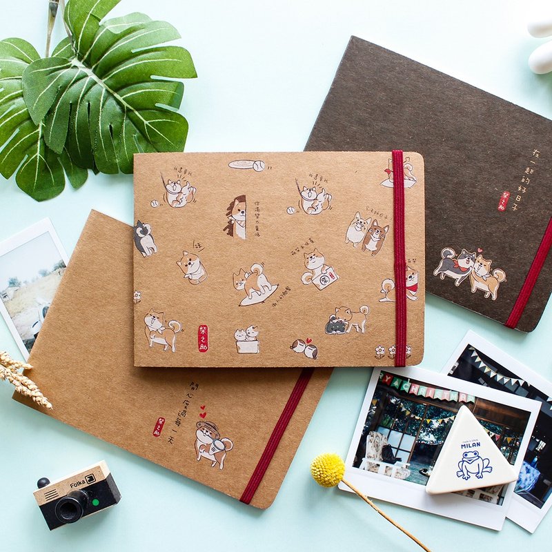 柴之助 / DIY相本套组 (小) - 相簿/相册 - 纸 咖啡色