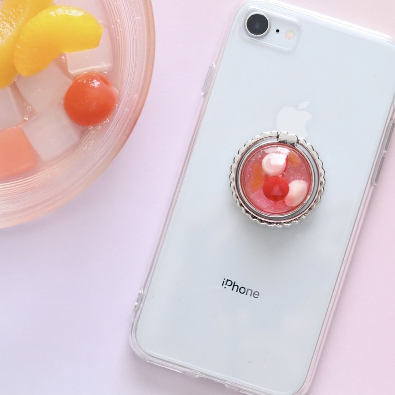 Pink fruit punch smartphone ring - 手机配件 - 树脂 粉红色