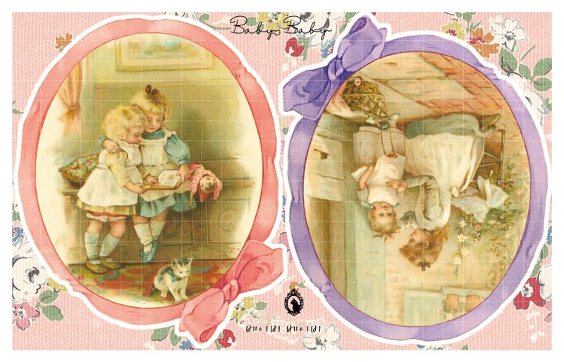 Baby Baby（蓝狮）（suyeon）人物贴纸女孩贴纸 - 贴纸 - 纸 多色