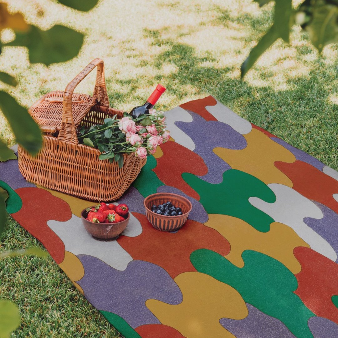 【Made in Japan】 Harokka x irohana | aya gasumi Picnic Mat - 野餐垫 - 防水材质 多色