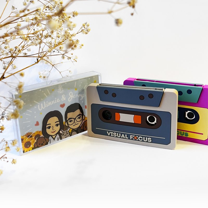 客制化录音带留声卡。藏着你声音的礼物 - 卡片/明信片 - 橡胶 多色