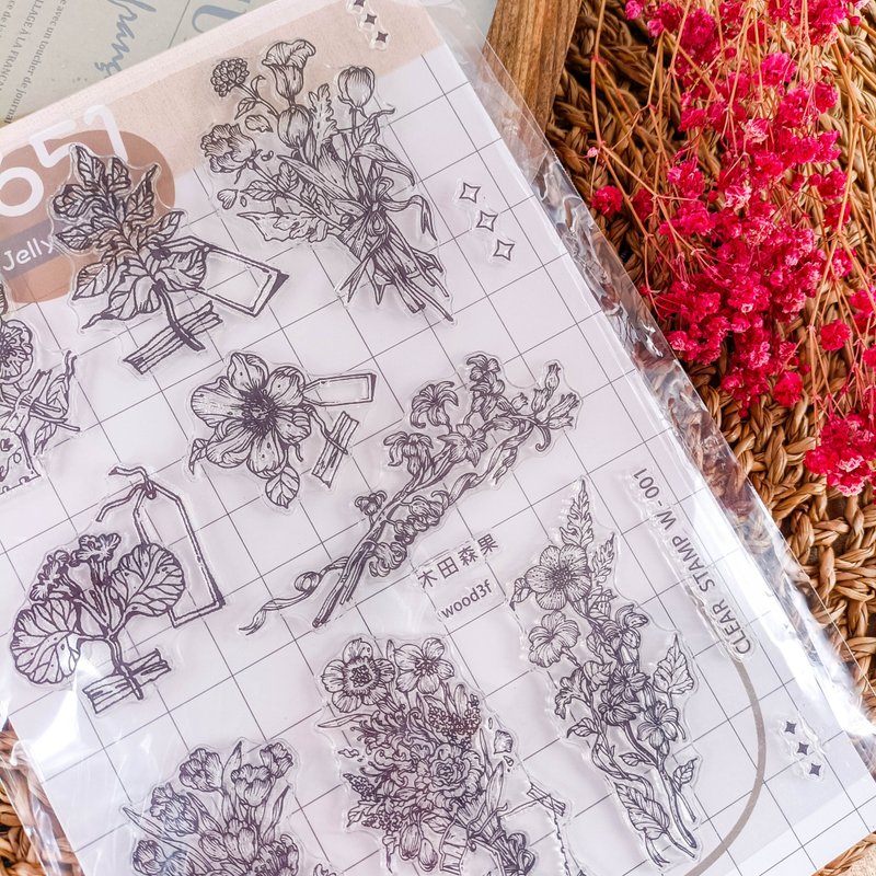 紀錄花之語 / 果凍印章 - 印章/印台 - 硅胶 多色