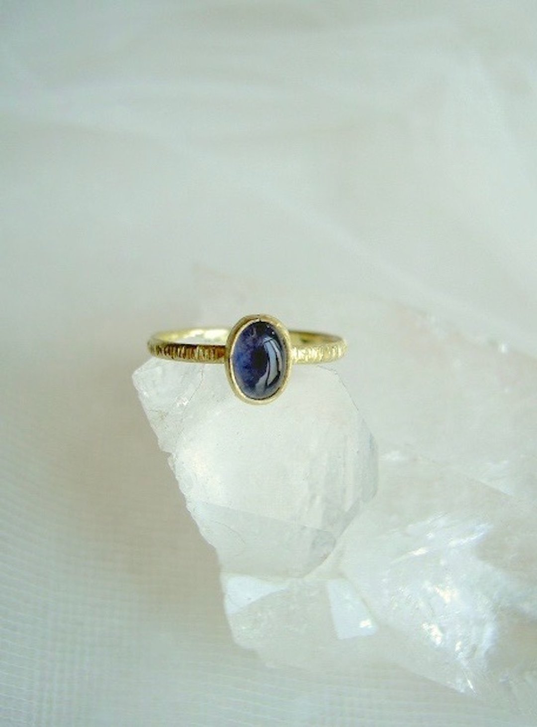 No. 13.5 iolite ring - 戒指 - 宝石 蓝色
