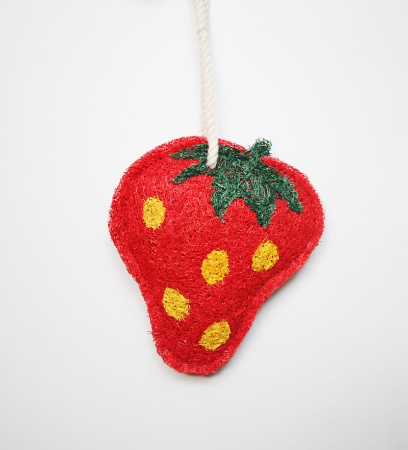 洗刷刷-天然厨房菜瓜布-草莓儿 - 其他 - 植物．花 红色