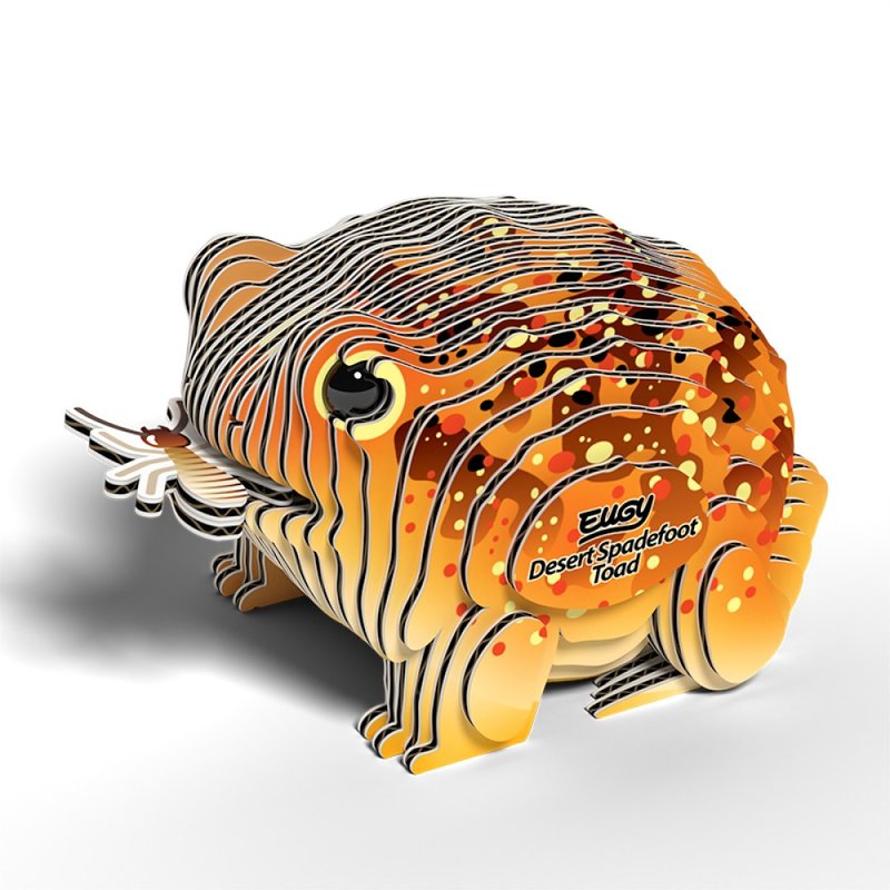 EUGY 3D坑纸拼图 - 117 蟾蜍 - 拼图 - 纸 橘色