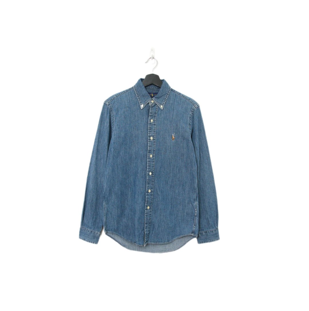 Back to Green-品牌衬衫 polo 丹宁 合身 sh-12//vintage shirt - 男装衬衫 - 棉 