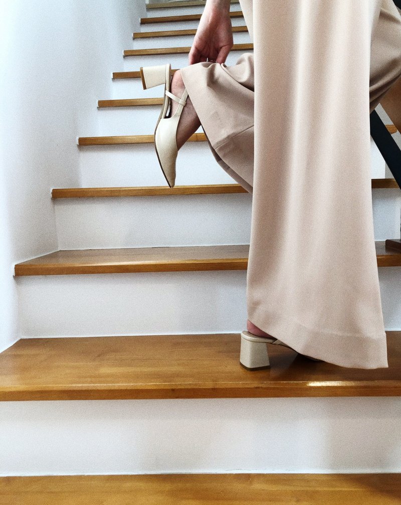 Vintage pants - Crepe fabric / I'm from 1940s. - 男士长裤 - 其他材质 金色