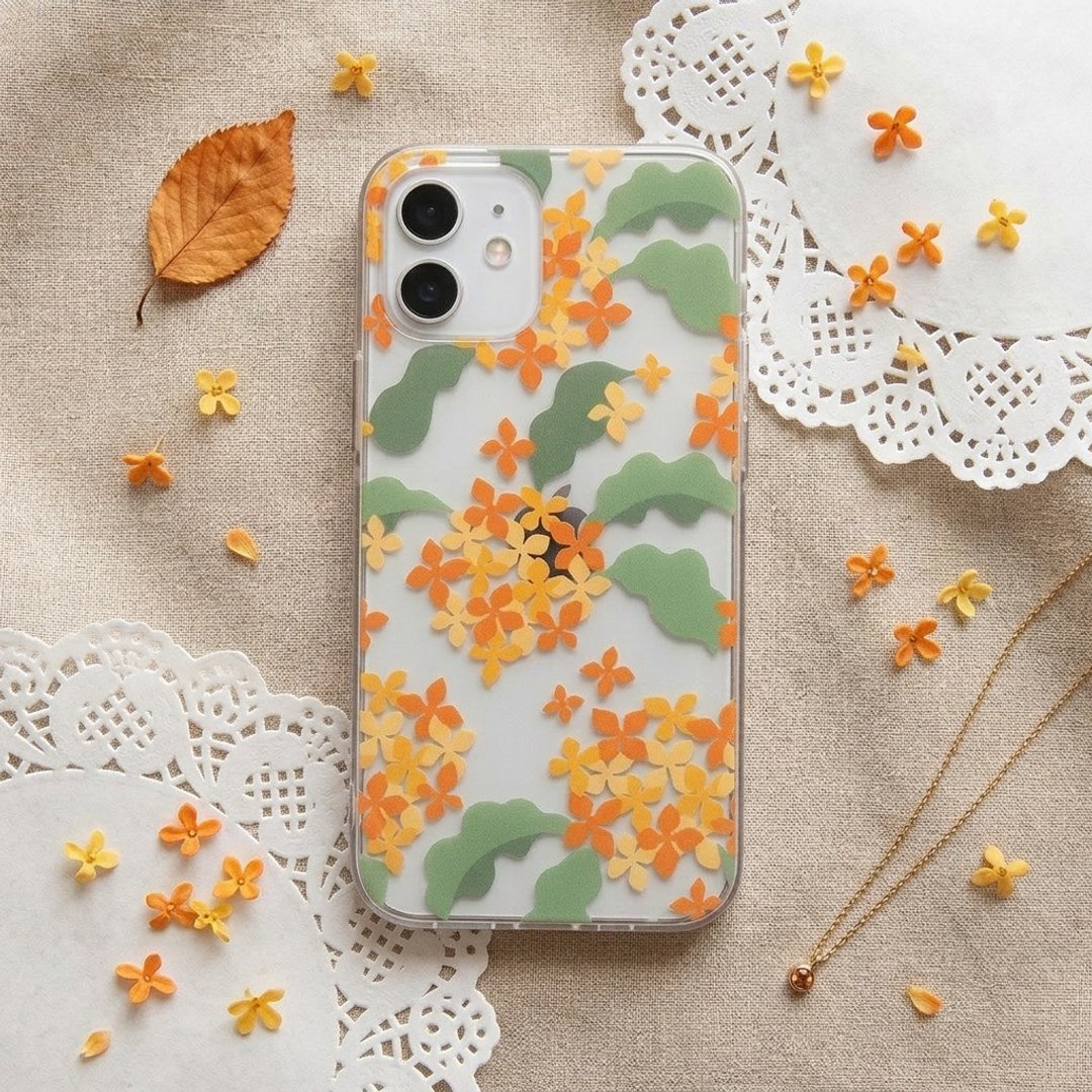 【透明手机壳】桂花 - 手机壳/手机套 - 塑料 透明