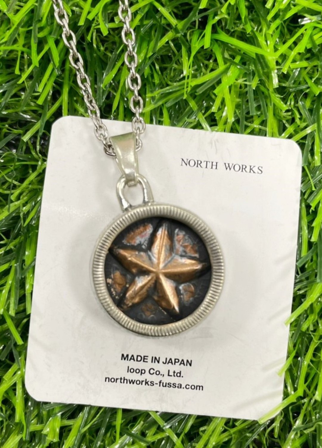 日本North Works N-612 星币项链 五芒星 五角星 摩根硬币 银饰 - 项链 - 银 