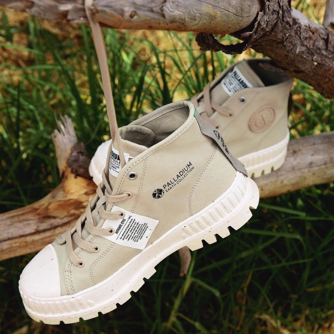 【送礼专区】PALLADIUM PALLASHOCK 双倍增高比例厚底帆布77353 - 女款休闲鞋 - 其他材质 多色