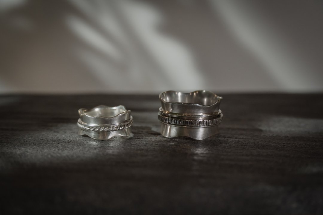 【文化币手作】新北金工教室・手作体验课程・旋转戒 - 金工/饰品 - 纯银 