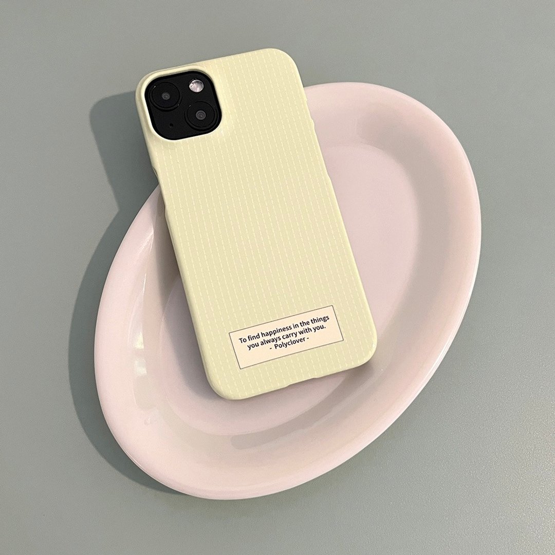 黄绿色虚线iphone壳 - 手机壳/手机套 - 其他材质 黄色