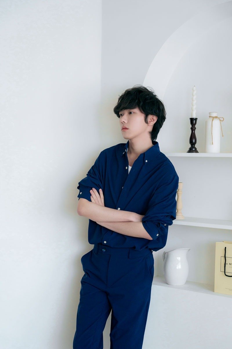 ICY MINT 薄荷衬衫 男 - 男装衬衫 - 其他材质 蓝色