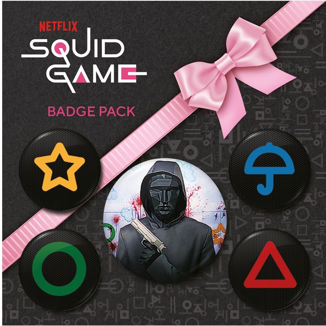 【鱿鱼游戏】Squid Game 椪糖游戏徽章组 - 胸针 - 其他材质 多色